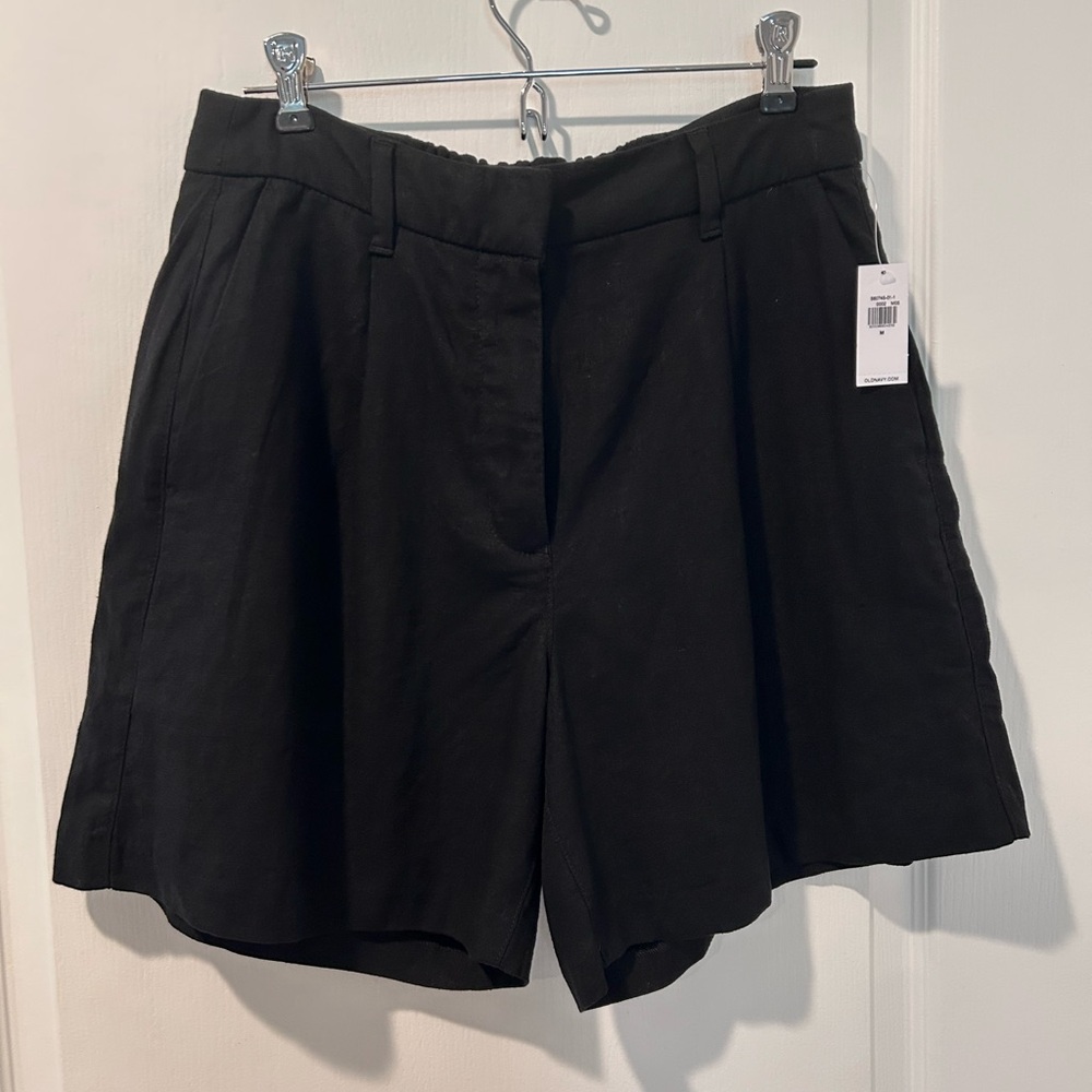 Women’s Old Navy Black Linen Shorts